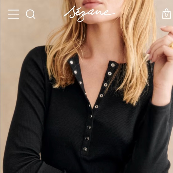 Sezane Tops - EUC Sezane Reese TShirt